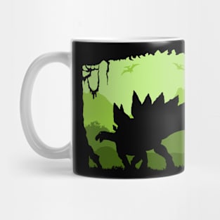 Stegosaurus Sunset Mug